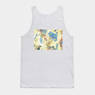 Pointilized Paisley Tank Top